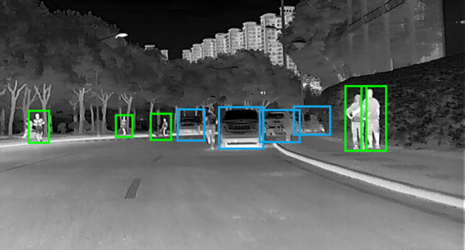艾睿光电红外热成像仪应用于行人识别